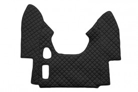 Set covorase camion, piele ecologica DAF XF 95 1997-2005 Negru, MANUALA - Img 3