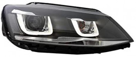 Set faruri 3D LED compatibil cu VW Jetta Mk6 VI 2011-2017 GTI U Bi-Xenon Design - Img 7