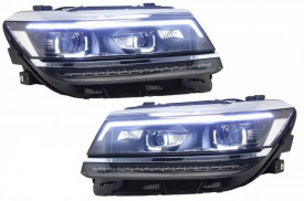 Set faruri LED compatibil cu VW Tiguan II 2016-> R-Line Matrix Design Semnal Dinamic