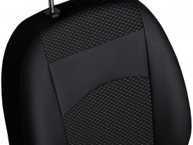 Set huse auto pentru scaune compatibile cu Audi Q5 2008-2015, piele ecologica cu textil - Img 2