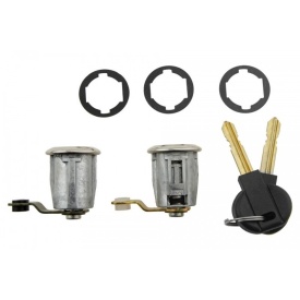 Set incuietoare butuci usi fata stanga si dreapta cu 2 chei compatibil Peugeot Partner 1996-2015 - Img 2