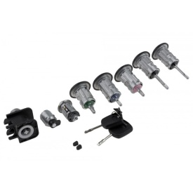 Set incuietoare usi butuci iale cu 2 chei compatibil Ford Transit Connect 2002-2013 - Img 4