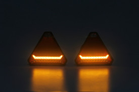 Set Lampi auto fara cablu cu 6 functii cu priza si magnet, 12-24v, WIRELESS, peridoc, remorcuta - Img 7