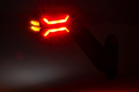 Set lampi gabarit cu brat oblic 45°, 200mm, LED, 3 functii, stanga-dreapta, Dragon Light, Horpol - Img 7