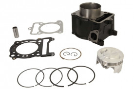 Set motor, cilindru , piston, segmenti si set garnituri 4T , capacitate 180cc compatibil cu Yamaha Majesty 125 Tuning 180 Cm3 - Img 2