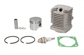 Set motor complet, cilindru, piston, segmenti, bujie, garnitura comptibil co Pocket Bike 44 mm - Img 2