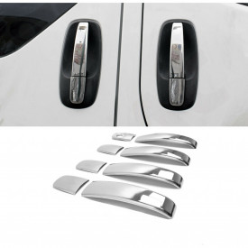 Set ornamente cromate manere portiere compatibile Renault Trafic 2001-2014 - Img 2
