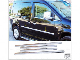 Set ornamente inox bandouri laterale VW CADDY 2004-2015 - Img 2