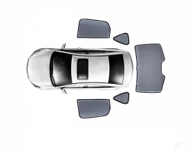 Set perdelute interior Dacia MCV I 2006-2012, laterale spate si luneta