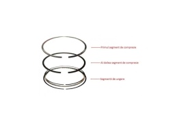 Set segmenti GY6-4T 150cc, 57.4mm - Img 2