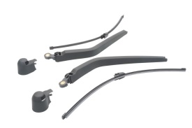 Set stergatoare auto spate cu brat compatibile VW TRANSPORTER T5 2003->, usi duble , parte montare stanga + dreapta