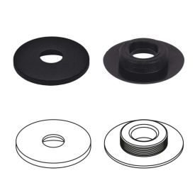 Sistem de fixare in podea, clips rotund covorase compatibil cu Ford