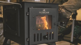 Soba pentru camping, cort Robens Hunter Stove, cu suprafata de gatit si burlan - Img 10