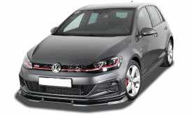 Spoiler fata, Splitter buza fata VW Golf 7 VII 2017->, bara GTi GTD, RDX VARIO-X Design - Img 1
