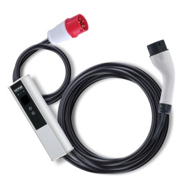 Statie incarcare mobila, Vevor mobil, 11kW 16A, incarcator portabil EV tip 2, incarcator auto monofazat pentru vehicule electrice cu cablu de incarcare de 7,5 m, priza CEE16, ecran LCD, statie de incarcare EV reglabila, cutie de control IP66 - Img 11