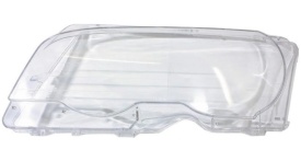 Sticla faruri pentru BMW Seria 3 E46 Coupe / Cabrio Non Facelift 1998 - 2003, partea stanga