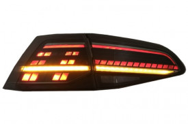 Stopuri Full LED compatibil cu VW Golf 7 7.5 VII 2012-2020, Facelift G7.5 Look Fumurii - Img 3