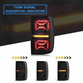 Stopuri LED compatibil cu VW Amarok 2010-2020 Semnal Secvential Dinamic Fumuriu - Img 2