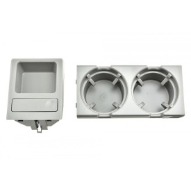 Suport bauturi si monede compatibil BMW Seria 3 E46 1998-2004 gri - Img 3