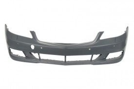 Bara auto fata compatibil cu MERCEDES W221 2009-2013 cu gauri pentru spalator de faruri, cu gauri pentru senzorii de parcare