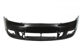 Bara auto fata compatibil cu SKODA OCTAVIA 2 2008-2013 gauri pentru lampa de ceata, cu gauri pentru lumini de zi, cu gauri pentru senzorii de parcare