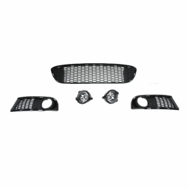 Bara Fata compatibil BMW Seria 1 E81 E82 E87 E88 2004-2011 M-Technik M-tech Design, cu proiectoare incluse - Img 11