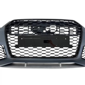 Bara Fata compatibil cu Audi A6 2011-2015 RS6 Design cu gauri pentru senzori de parcare - Img 4