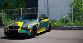 Bara spate compatibil cu BMW Seria 3 E90 2004-2011 M3 Look Evacuare Centrala - Img 5