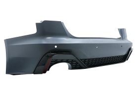 Bara Spate cu ornamente evacuare compatibil cu Audi A6 C8 4K Sedan 2018-> RS Design - Img 7