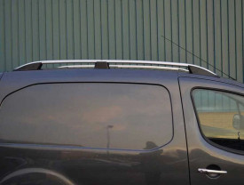 Bare longitudinale Premium compatibil cu Opel Vivaro 2001-2014 caroserie lunga, culoare argintiu, aluminiu - Img 4