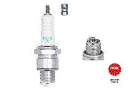 Bujie scanteie NGK BR8HS dimensiune cheie: 21 lungime filet 12.7mm, comaptibil cu scute moped ATV 4T - Img 2