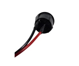 Buton comutator 2 pozitii, On Off, cu fire, rosu 2 picioare 12V 24V, bucata - Img 3