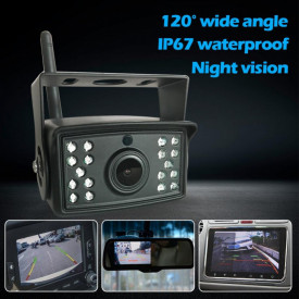 Camera auto WI-FI rezolutie HD pentru marsarier / frontala cu Nightvision 12-24V WIFI - Img 3