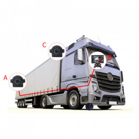 Camera marsarier cu infrarosu 12V - 24V pentru Camioane, Autocare, Bus-uri - Img 4