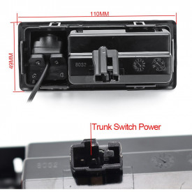 Camera marsarier HD, unghi 170 grade cu StarLight Night Vision Audi A4 B9, A3 8V, Q7, A6 C7, A7 C7, A8 - Img 3