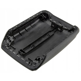 Capac cotiera compatibil cu Audi A4 B8 2008-2015, Audi A5 2010-2017, culoare negru, piele ecologica - Img 2