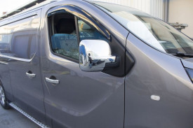 Capace cromate de oglinda compatibil OPEL VIVARO 2014-2019, inox - Img 3