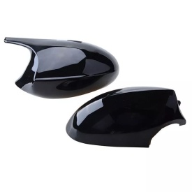 Capace oglinda compatibile cu BMW seria 1 E87 2004-2007, E90, E91 E92 2004-2007 Negru lucios M-Design, cu clipsuri, inlocuiesc capacele originale - Img 5