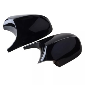 Capace oglinda compatibile cu BMW seria 1 E87 2007-2010, seria 3 E90 E91 2008-2011, E92 E93 2010-2013 Negru lucios M Design, prindere cu clipsuri