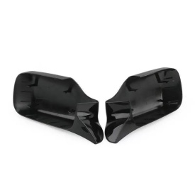 Capace oglinda compatibile cu BMW seria 3 E46 1998-2004, Negru lucios M-Design, cu clipsuri, inlocuiesc capacele originale - Img 4