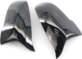 Capace oglinda compatibile cu BMW seria 5 F10 2014-2017, Seria 7 F01 2013-2015, seria 6 2014-2018, Negru lucios M-Design, cu clipsuri, inlocuiesc capacele originale - Img 8
