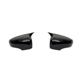 Capace oglinda compatibile cu Renault Clio IV 2012-2019, Renault Captur 2013-2019 Negru lucios Batman Style