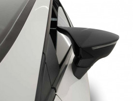 Capace oglinda compatibile cu SEAT IBIZA 2017-> Negru lucios Batman Style - Img 2