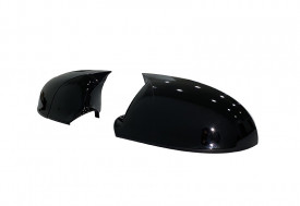 Capace oglinda compatibile cu VW JETTA 2005-2010 Negru lucios Batman Style - Img 4