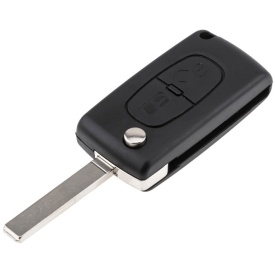 Carcasa cheie tip briceag cu 2 butoane compatibil Citroen Berlingo, C2, C3, C3 Picasso, C3 Plurier, C4, C4 Grand Picasso, C4 Picasso, C5, C6, C8, DS3, DS4, Jumpy versiune HU83 + CE0536