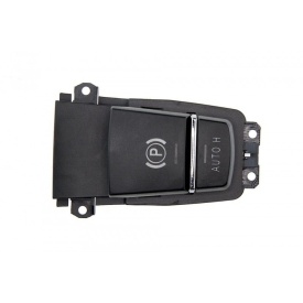 Comutator buton frana de mana si buton Auto Hold compatibil BMW Seria 5 F10 F11 2010-2017, X3 F25 2010-2017, X4 F26 2013-2018 culoare negru cu crom - Img 4