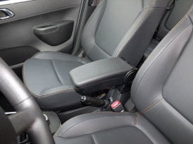 Cotiera Armster 3 piele ecologica, negru, cu suport SUZUKI SWIFT 2005-2011 - Img 2