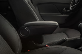 Cotiera auto Armster OE cu USB DACIA Sandero III 2020-> cu cotiera de fabrica, piele ecologica negru - Img 7