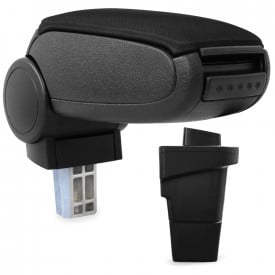 Cotiera auto Ford Focus III 2011-2015, negru, material textil - Img 1