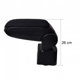 Cotiera auto VW POLO 2011-2017, negru, imitatie de piele - Img 2